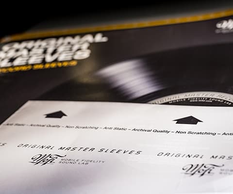 250 Sacs en papier kraft pour 1-14 disques vinyles (avec impression)